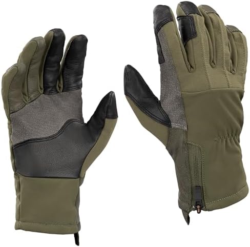 Vertx Crisp Action Mens Tactical Gloves, Water Resistant Breathable Gloves for Hunting Survival Outdoor Gear