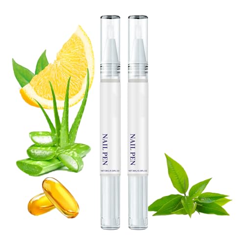Nail Growth Pen, Stem Cell Nail Growth Pen, Radiant Nail Care, Rejuvenation Nail Repair Pen, With Lemon Tea Tree Cuticle Oil, Moisturizes And Strengthens