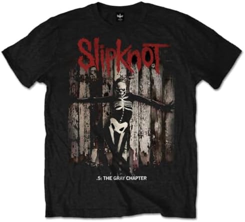 SLIPKNOT .5: The Gray Chapter Album Black T-Shirt