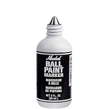 Markal Ball Paint Marker with 1/8" Tip, Red