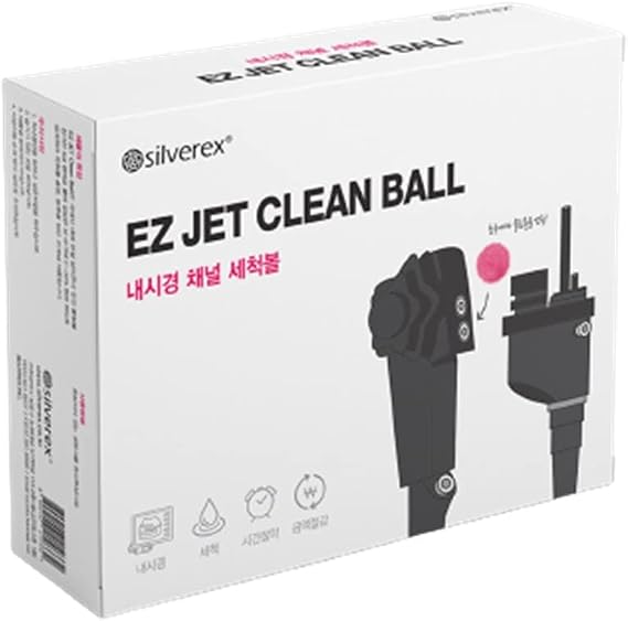 [Silverex] EZ Jet Clean Ball Brush for Endoscope Cleaning 1,000EA (3.2mm, Colonofiberscope)