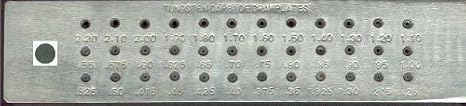 DRAWPLATE 39 Hole TUNGSTEN CARBIDE steel