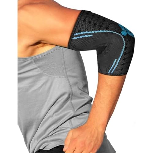 bonmedico Farko Elbow Brace Tennis & Tendinitis Elbow Compression Sleeve for Men & Women Sports Elbow Support with Breathable, Adjustable Fit LeftRight XL