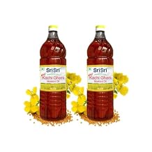Sri Sri Tattva Premium Kachi Ghani Mustard Oil Bottle, 500ml (Pack of 2)