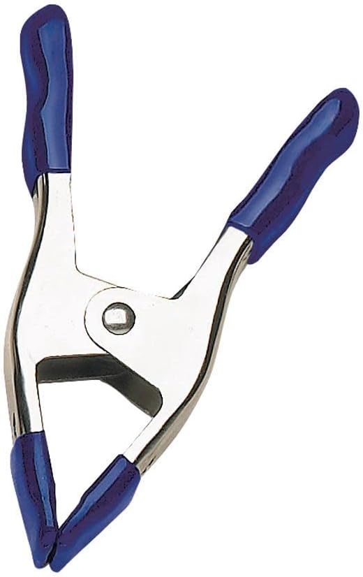 IRWIN Tools QUICK-GRIP Metal Spring Clamp, 1-Inch (222601) , Blue