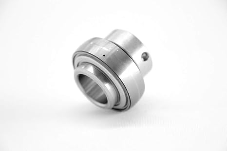 SKF YEL 209-2F 45 MM BORE Diameter, Ball Insert Bearing, Black Oxide Coated, Contact with Flinger Seal, Cylindrical, Eccentric Collar, Stainless Steel, YEL2 Series
