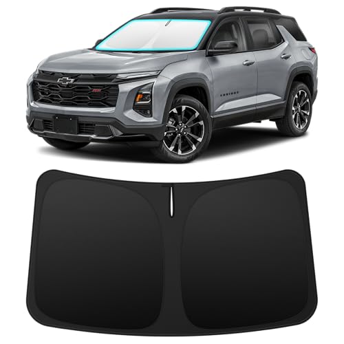 INSAUTO Custom Fit Windshield Sun Shade Accessories for ChevroletChevy Equinox 2025 2026 EV Not Fit, Foldable Front Window Sunshade, UV & Heat Reflector, Keeps Interior Cool, Includes Storage Bag