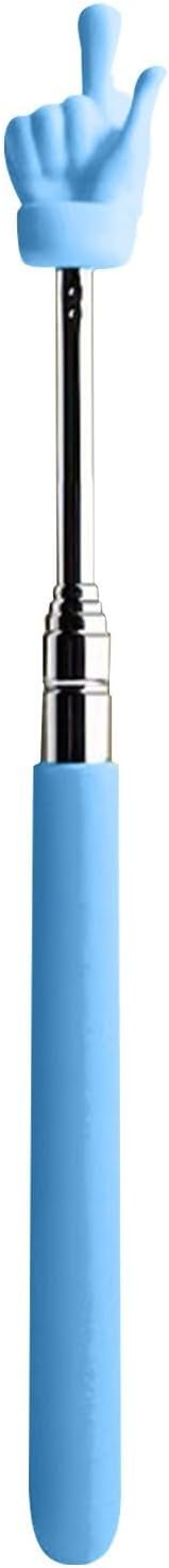 Singular-Point Pointer Stick for Classroom, Telescopic Teacher Pointer Extendable Pointer Stick Retractable Hand Pointer Finger Pointer Stick Mini Classroom Pointer for Teacher (Blue)