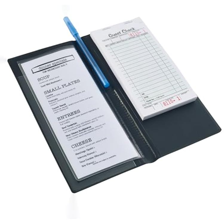 Winco Restaurant Guest Check HolderPresenter With Display Pocket