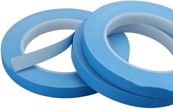 1Pc Thermal Tape 25M*0.15mm Insulating Heat Dissipation Tape Double Sided Thermally Conductive Tape for Chip PCB LED Strip Heatsink (Width : 3mm)