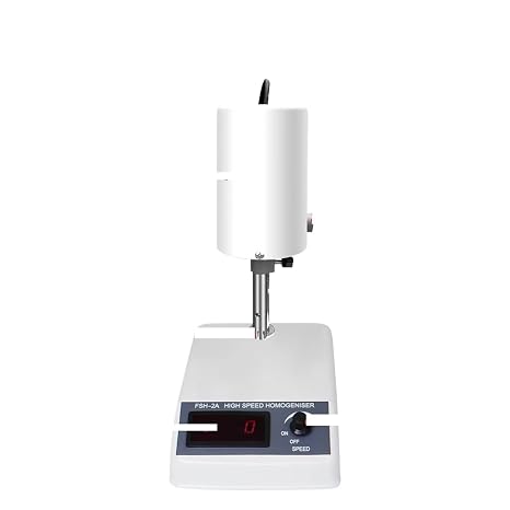 Homogenizer, Adjustable 20000rpm High Speed Electric Homogenizer Homogenization Machine Disperser 185W For Chemical Laboratory