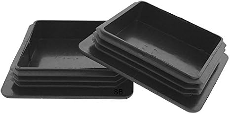 3" Square TUBING END Cap Plug - Quantity of 4