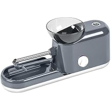 The Za Machine, The Zamachine, Za Wheel, Electric Za Rolling Machine, Automatic Za Wheel Machine, Portable Electric Grinder Suitable for 6.5mm/8mm Tube(Gray)