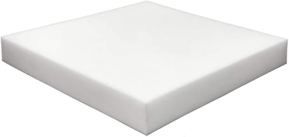 FOAMMA (1-Pack) 1" x 17" x 17", High Density Upholstery Foam, Chair Cushion Square Foam for Dining Chairs, Wheelchair Seat Cushion Replacement