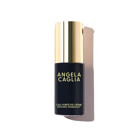 Angela Caglia Cell Forte Eye Creme Eye Cream with Exosomes, Peptides & Growth Factors | Stem CellPowered Skincare for Puffiness & Dark Circles | Luxury Skincare