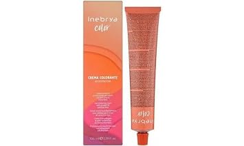 Crema colore permanente per capelli con semi di lino e aloe vera 100ml INEBRYA (- 1 nero)