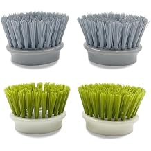 Palm Brush Refills, Dish Brush Replacement Head, 4 Pack