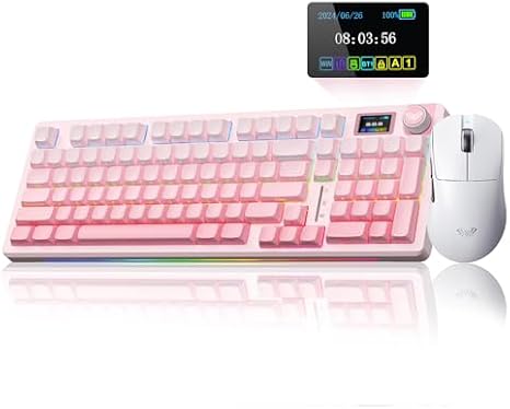 AULA Wireless Keyboard and Mouse Combo, S98 Pro Mechanical Keyboard SC900 Max Wireless Mouse