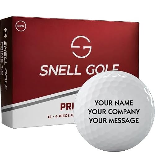 Snell Golf Prime 4.0 Personalized Golf Balls