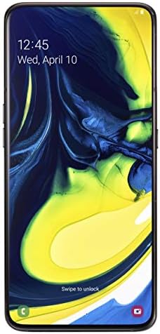 SAMSUNG Galaxy A80 SM-A805FDS 128GB Dual-SIM GSM Only, No CDMA Factory Unlocked 4GLTE Smartphone - International Version Phantom Black