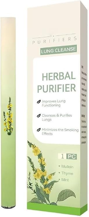 Herbal Diffuser Pen, Herbal Breathing Stick, Lung Purifier, Gentle Formula, Supports Sleep, Relieves Stress, Suitable for Office and Outdoor Use
