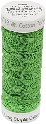 Sulky Of America 12wt Cotton Petites Thread, 50 yd, Barnyard Grass