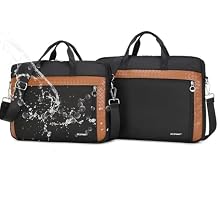 BESMART Slim Laptop Bag 15.6/17.3 Inch Laptop Briefcase for Women, Elegant Waterproof Shoulder Bags, Computer Messenger Bag