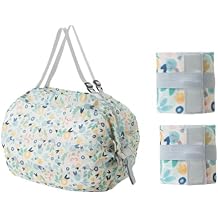 2PCS Travel Shoulder Bag Reusable Grocery Bags Foldable Shopping Bags Waterproof Pouch Bags Sports handbag