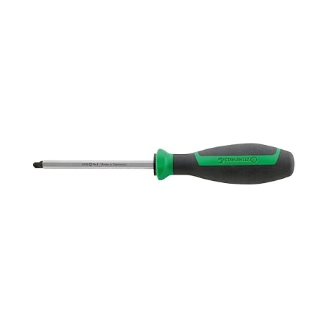 Stahlwille 46363016 1/4mmTorq-set Screwdrivers DRALL+ with Hexagonal Blade, 5/16 Inch Outside Hexagon, Chrome Plated, Black Tips, Length 265mm, Weight 138g, Made in Germany