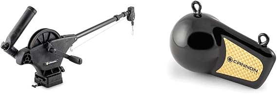 Cannon Uni-Troll Manual Downrigger (10 STX) and 10-Pound Flash Weight