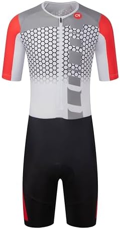 Coconut Ropamo CR Men's Cycling Clothing Set Short Sleeve Road Bike Skinsuits Outfit Cycling Jumpsuit with 3D Padded
