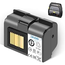 Sicimly 6800mAh for Zebra ZQ520 ZQ620 Printer Battery Replacement,Compatible with ZQ520 ZQ620 QLN320 QLN220 ZQ521 ZQ511 ZQ610 Ect | High Capacity Long Lasting Thick Lithium Battery