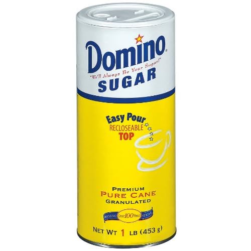 Domino Sugar Granulated Canister, 1 lb