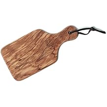 Berard 54070 French Olive-Wood 8-Inch Handcrafted Cutting Board with Handle