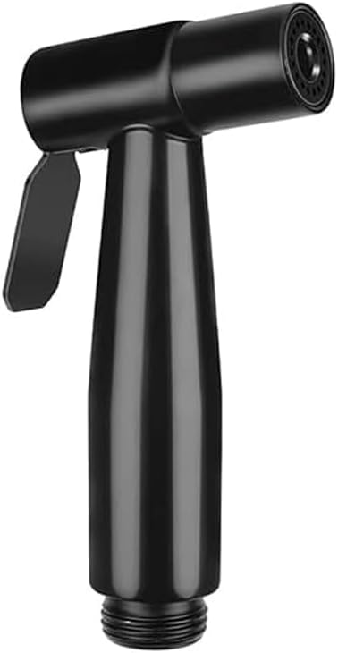 Bidet Sprayer for Toilet,Stainless Steel Handheld Bidet Spray Tap Hand Held Bidet Shower Head Toilet Sprayer Gun for Bathroom Hygiene Diaper Cleaning Pet Bathing,Standard G1/2 Inch Interface(Black)