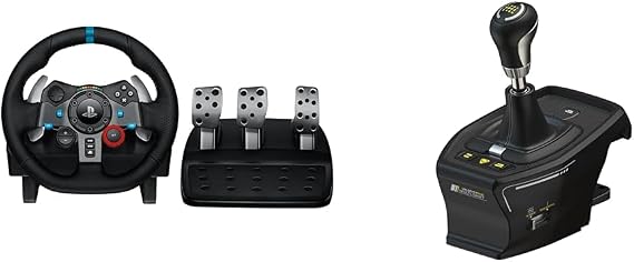 Logitech G29 Driving Force & Turtle Beach VelocityOne Multi-Shift Universal Gear