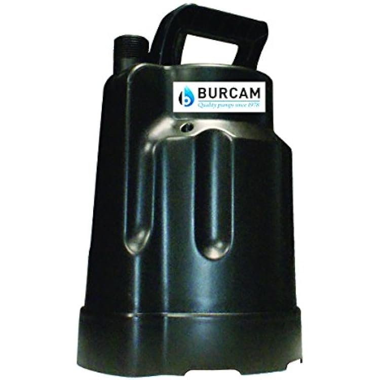BURCAM 300528 14HP Submersible Utility Pump, Black