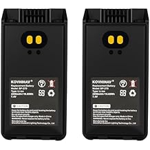 2-Pack BP279 BP280 Battery Compatible with F1100D IC-F1000 IC-F1000S IC-F2000 IC-F2000S IC-F1100D IC-F1100DS IC-F2100D IC-F2100DT IC-V88 IC-V10MR IC-A16 F1000S F1100DS [2025 New Version]