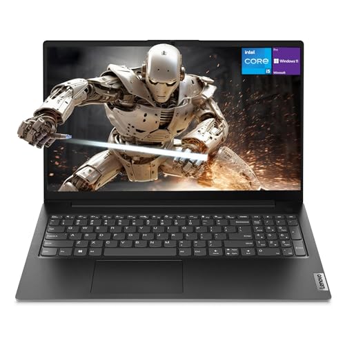 Lenovo V15 Gen 4 Business Laptop, 15.6 FHD Display, Intel Core i5-13420H Beat i7-1355U, HDMI, RJ45, Webcam, Numeric Keypad, Wi-Fi, Windows 11 Pro, Black 16GB RAM | 512GB SSD
