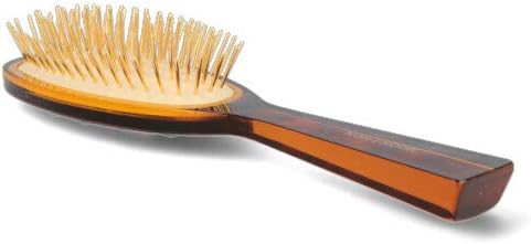 Koh-I-Noor Cushion Brush Oval Great Turtle Jaspe Peaks Gold 109g