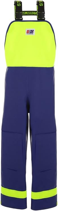 Crew 640 650gsm PVC Commercial Rain Bib Pants Knee Pads