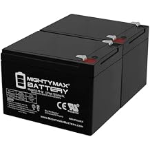 Mighty Max Battery 12V 12Ah F2 Scooter Battery for Enduring CB12-12, CB-12-12 - 2 Pack