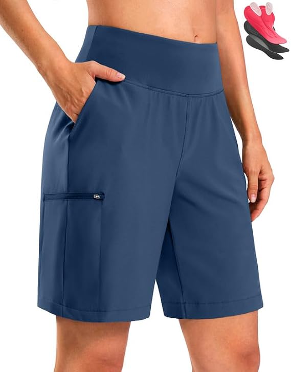 Bikewa Women's Mountain Bike Shorts 4D Padded Cycling Riding Biking Bicycle Biker Cycle Shorts for Women