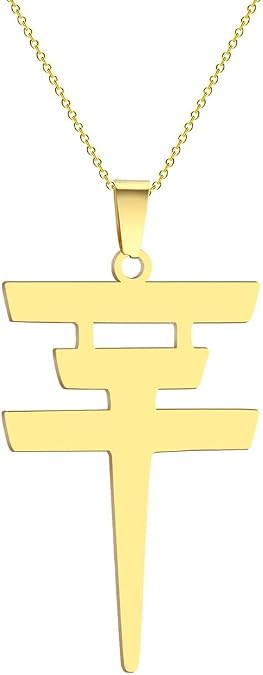 Tokio Hotel Necklace Stainless Steel Tokio Hotel Pendant Logo Bill Kaulitz Sign Symbol Men and Women Gift