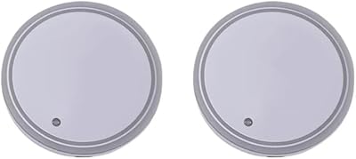 2 Pcs LED Car Light Up Coasters for Nissan Laurel Cefiro Teana President Tekna, Acrylic Luminescent Waterproof Cup Shots Changing USB Charging Mat Glorifier Bottle Lights