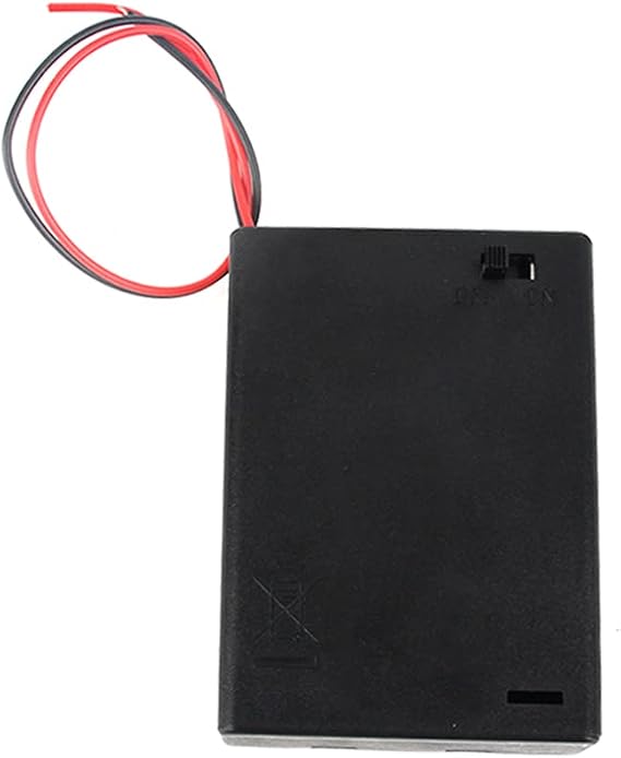 AAALaser module battery holder with wire The battery holder box can be moved (batteries not included)(S063-Battery holder-1pack)