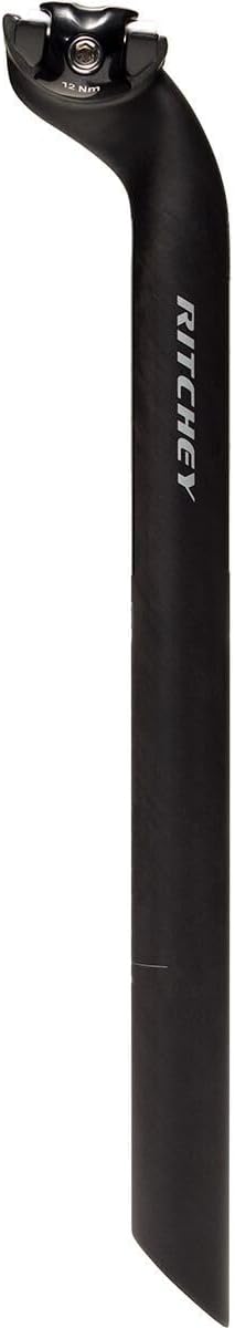 Ritchey WCS Carbon 1-Bolt Seatpost: 27.2, 350mm, 25mm Offset, Black | bike-seat-posts-and-parts