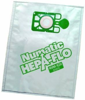 Numatic Genuine NVM-1CH HepaFlo' for The Henry HVR200A, The Hetty HET200A, The James JVP180, and The Henry Micro HVR200M Vacuum Cleaners (10-Bags Per Pack)