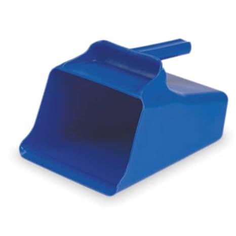 Remco Mega Hand Scoop,Poly,128 Oz,Blue 65503-1 Each