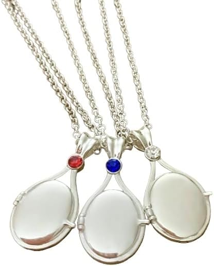 H2O Just Add Water Mini Rhodium Plated Rolo Chain Necklace - Mako Mermaids Cleo Rikki Emma Locket Pendant
